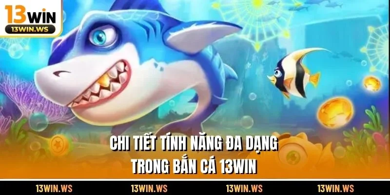 Chi tiết tính năng đa dạng trong bắn cá 13WIN