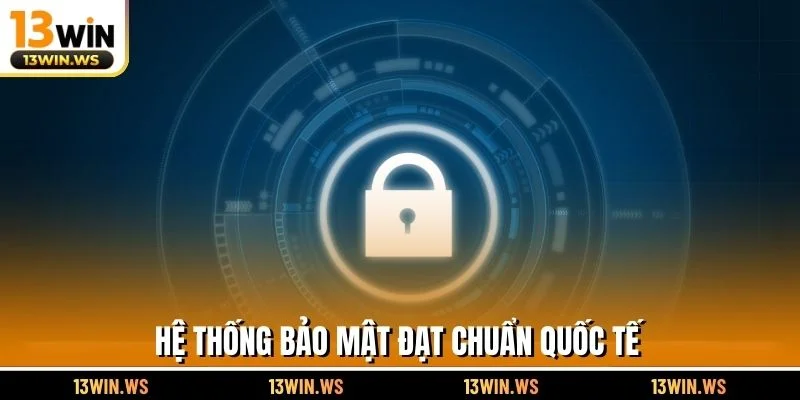 Hệ thống bảo mật đạt chuẩn quốc tế